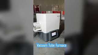Zeer zuivere vacuümbuisoven Gesplitst laboratorium Sinter CVD Kwartsaluminiumoxide Buisoven Touchscreen