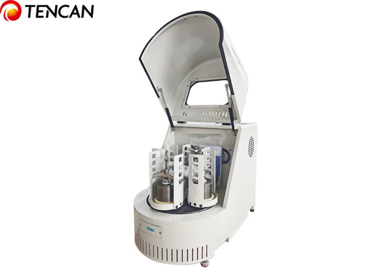 Laboratorium Planetary Ball Mill Fabrikant Grinder Roestvrij staal 220V 50Hz 0.75KW Agate Jar 90kg Gewicht