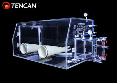 30mm Transparante de Handschoendoos 500mm van het Pomp Vacuümlaboratorium de Verwijdering van de Waterzuurstof