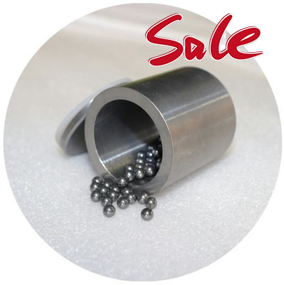 Zurenbestendige wolfraamcarbide kogelmolen pot slijpleverancier 50ml Voor droog/nat slijpen Aanpasbaar