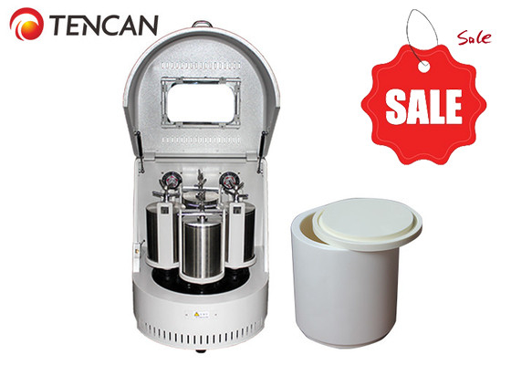 Planetary Ball Mill Laboratory Scale Ball Grinder te koop met 0,75KW Power en Zirconia Accessoires