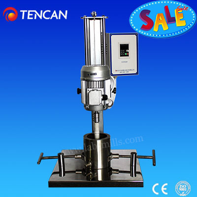 Lab Attritor Roeren Ball Mill Media Mills 220V 50Hz Timing / Cycling Temperatuur Verstelbaar