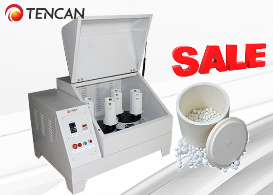 Hoog efficiënte 6L dubbelplanetaire kogelmolen met 4×1,5L freespotten Precision grinding voor micron & nano poederproductie