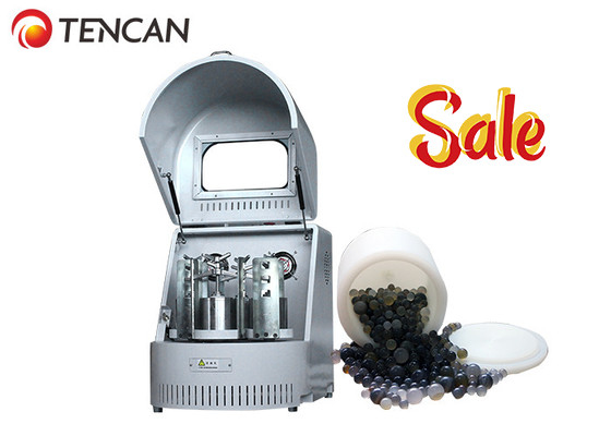 0.25kW snelheidsregeling Frequentieregeling TENCAN Planetary Ball Mill voor voedsel en chemicaliën Poedermaling 0,4L Capaciteit