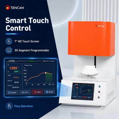 TENCAN TC-BDF-1L 1700C tandheelkundig laboratorium Zirconia porseleinen sinteroven 1C nauwkeurigheid MoSi2 verwarmingselementen voor tanden