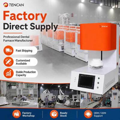 TENCAN TC-BDF-1L 1700C tandheelkundig laboratorium Zirconia porseleinen sinteroven 1C nauwkeurigheid MoSi2 verwarmingselementen voor tanden