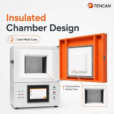 TENCAN CE gecertificeerde 1700°C tandheelkundige zirconia sinteroven met MoSi2-verwarmer en 7-inch touchscreen voor tandheelkundige keramiek