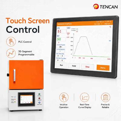 TENCAN CE gecertificeerde 1700°C tandheelkundige zirconia sinteroven met MoSi2-verwarmer en 7-inch touchscreen voor tandheelkundige keramiek