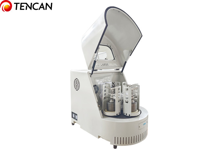 Laboratorium Planetary Ball Mill Fabrikant Grinder Roestvrij staal 220V 50Hz 0.75KW Agate Jar 90kg Gewicht