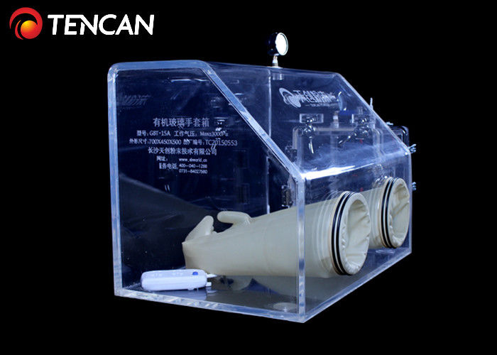 De transparante Doos van de Laboratoriumhandschoen, 10mm/15mm/30mm Doos van de Dikte de Acrylhandschoen