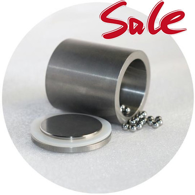 Zurenbestendige wolfraamcarbide kogelmolen pot slijpleverancier 50ml Voor droog/nat slijpen Aanpasbaar
