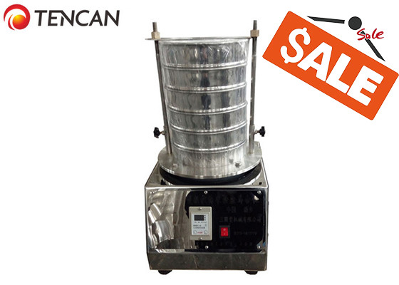Laboratorium zeefshaker Vibrating Screener Analyseapparatuur Minder dan 1 kg 5,0 mm schermgrootte