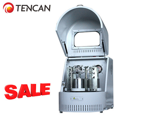 0.25kW snelheidsregeling Frequentieregeling TENCAN Planetary Ball Mill voor voedsel en chemicaliën Poedermaling 0,4L Capaciteit