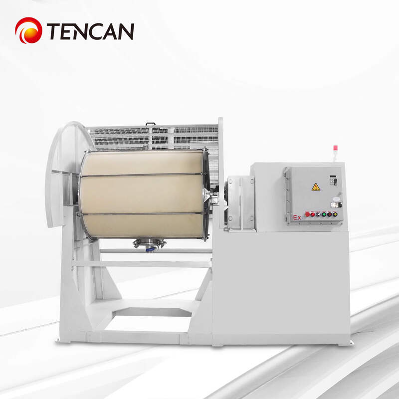 TENCAN High-Purity Nylon Drum Ball Mill Metalenvrije poedermaling mengapparatuur